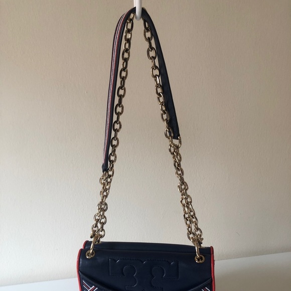 Tory Burch Embroidered Double Flap Crossbody bag - Picture 4 of 5